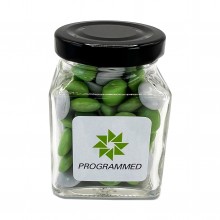 Small Glass Jar with Choc Beans 100g